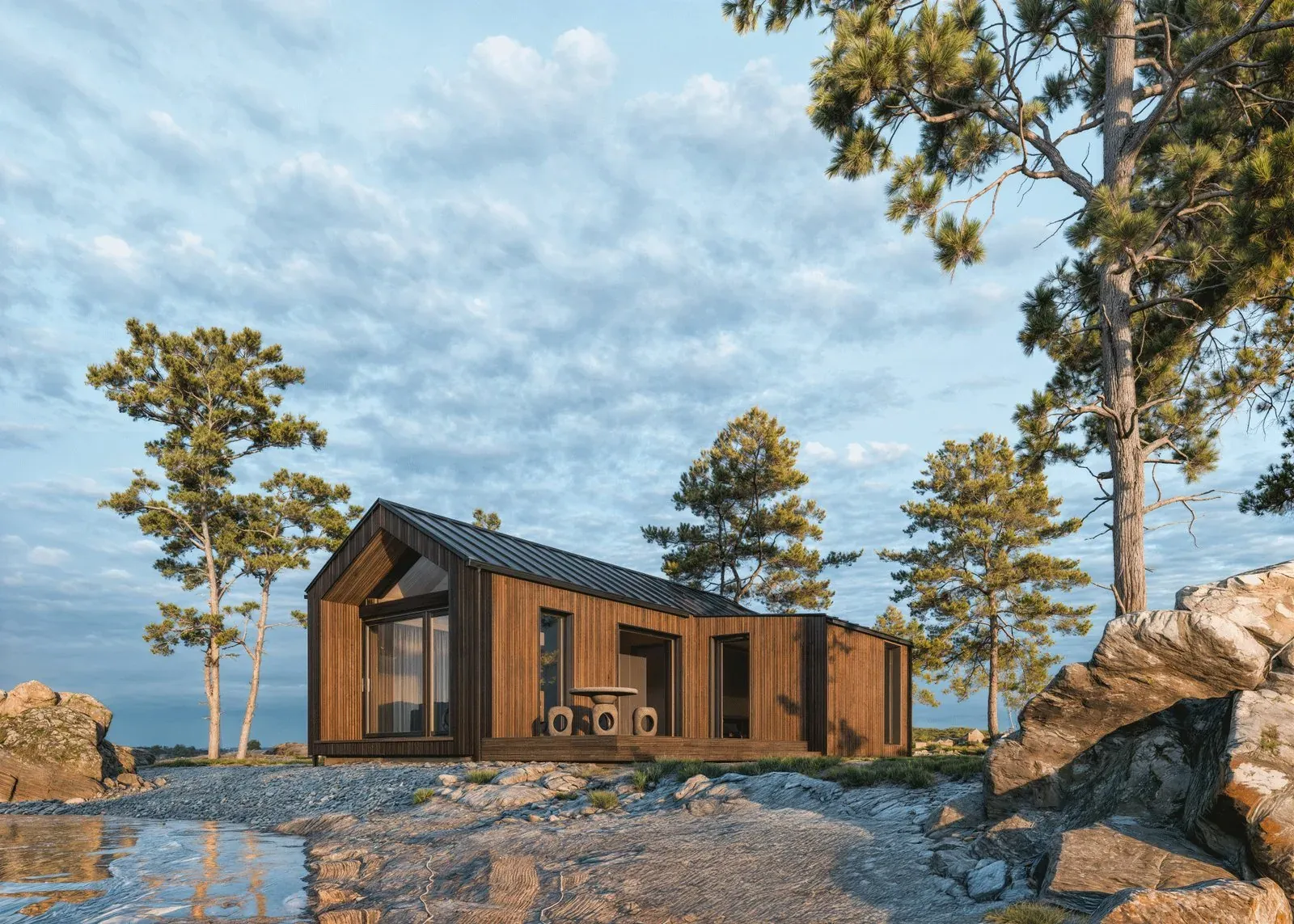 Bouw Art moduļu māja Nordic Big